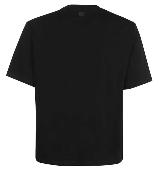 Ami Paris Tonal Ami De Coeur T-Shirt Black Small Heart (SS23)