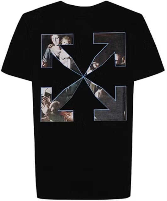 Off-White Caravaggio Painting S/S Oversized Black T-Shirt