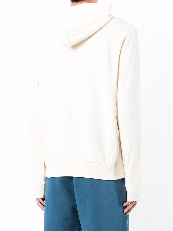 Marcelo Burlon Tempera Cross Regular Hoodie Ecru White | Hype Vault Kuala Lumpur