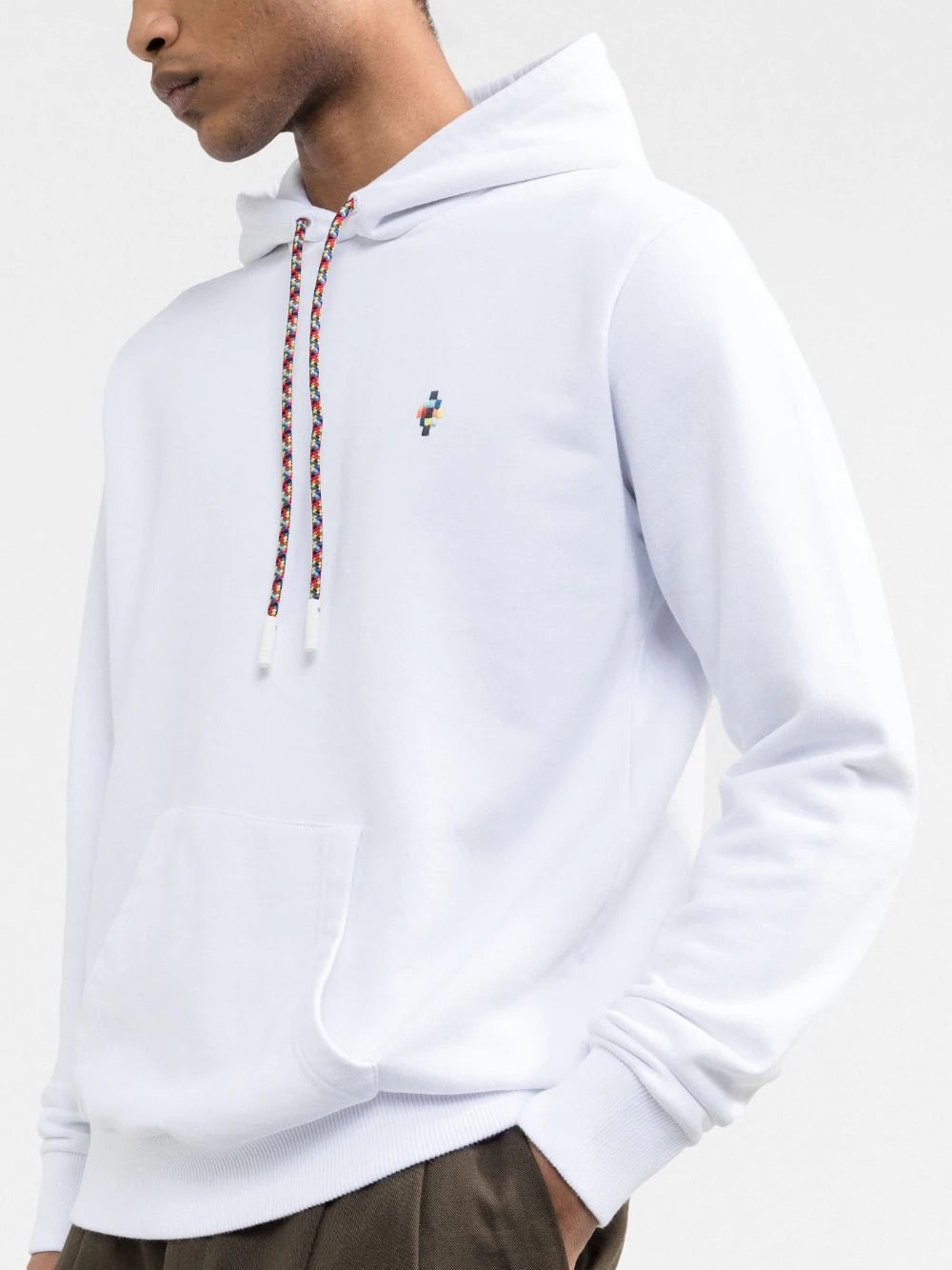 Marcelo Burlon Colourful Cross Regular Hood White Multi | Hype Vault Kuala Lumpur