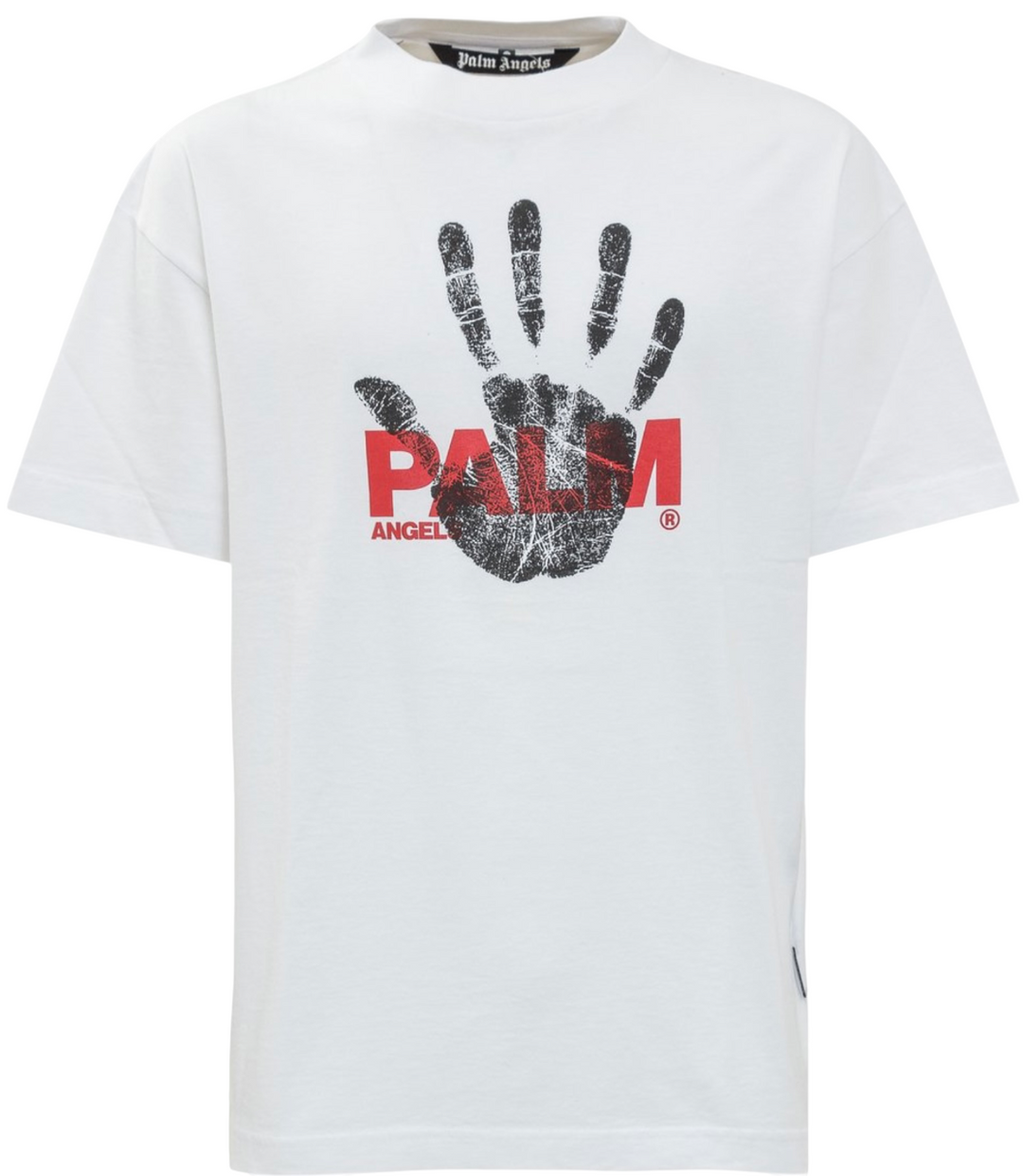 Palm Angels Hand Print T-Shirt White | Hype Vault Kuala Lumpur