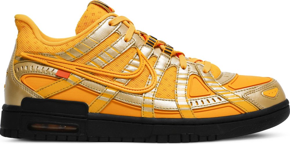 Off White x Nike Air Rubber Dunk University Gold Hype Vault