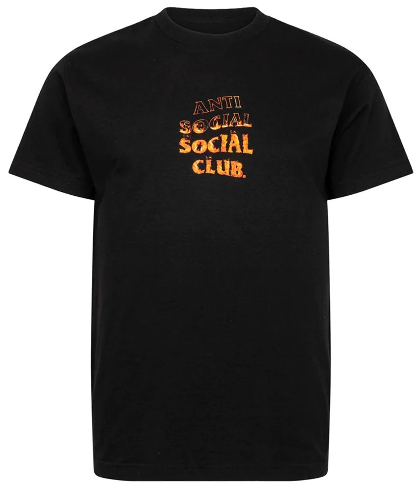 Anti Social Social Club Fire A Inside Black Tee | Hype Vault Kuala Lumpur