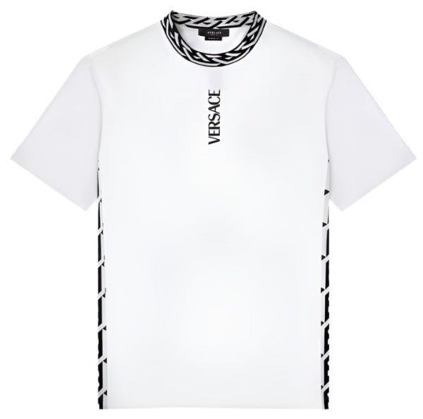 Versace T-Shirt Tessuto Jersey Cotone Con Stampa E Smacchinati | Hype Vault Kuala Lumpur