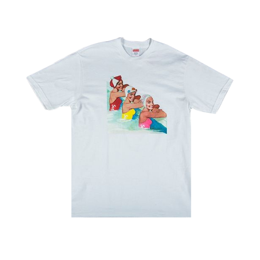 Supreme Swimmers Tee White | Hype Vault Kuala Lumpur | Asia's Top Trusted High-End Sneakers and Streetwear Store