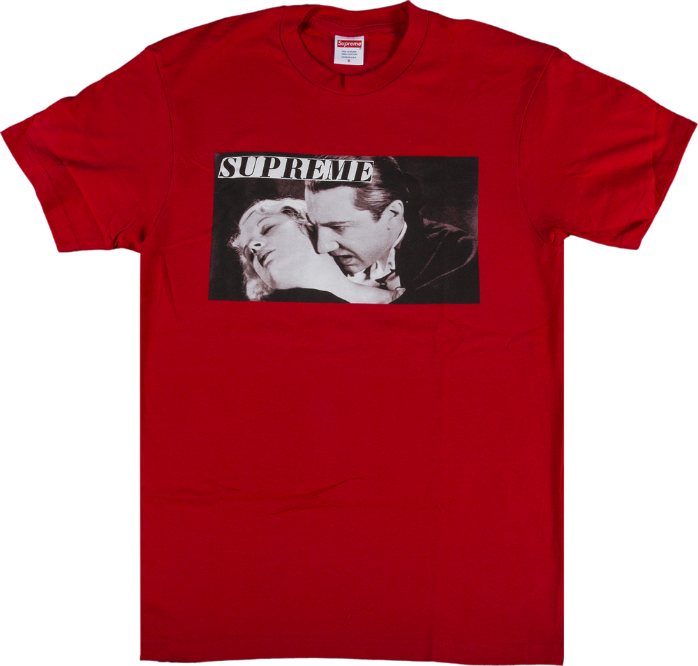 Supreme Bela Lugosi Tee Red | Hype Vault Kuala Lumpur | Asia's Top Trusted High-End Sneakers and Streetwear Store