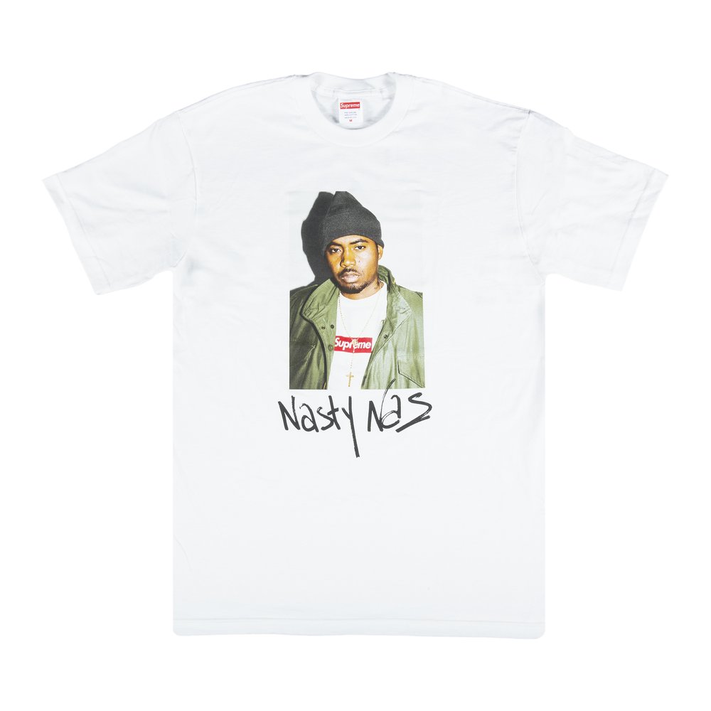 Suprem Nas Tee White | Hype Vault Kuala Lumpur | Asia's Top Trusted High-End Sneakers and Streetwear Store