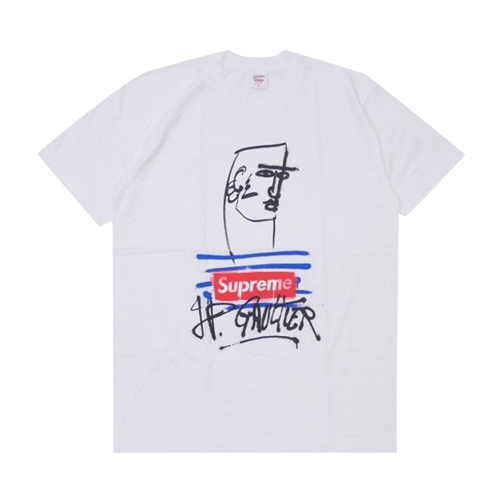 Supreme Jean Paul Gaultier Tee White | Hype Vault Kuala Lumpur | Asia's Top Trusted High-End Sneakers and Streetwear Store