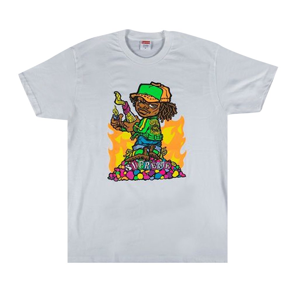 Supreme Motolov Kid Tee White | Hype Vault Kuala Lumpur | Asia's Top Trusted High-End Sneakers and Streetwear Store