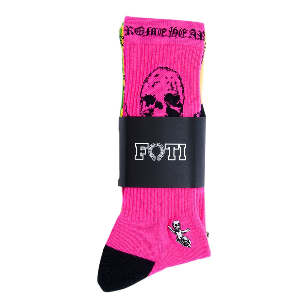 Chrome Hearts FOTI 3-Pack Socks Multicolor | Hype Vault Kuala Lumpur
