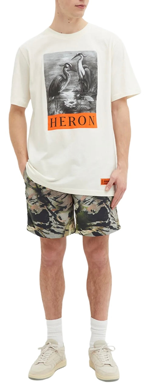 Heron Preston Heron BW Oversized T-Shirt White Black | Hype Vault Kuala Lumpur