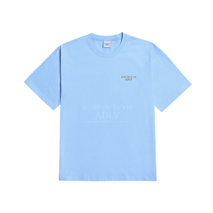 acmé de la vie (ADLV) Glossy Basic Logo Short Sleeve T-Shirt 2 Sky Blue | Hype Vault Kuala Lumpur | Asia's Top Trusted High-End Sneakers and Streetwear Store