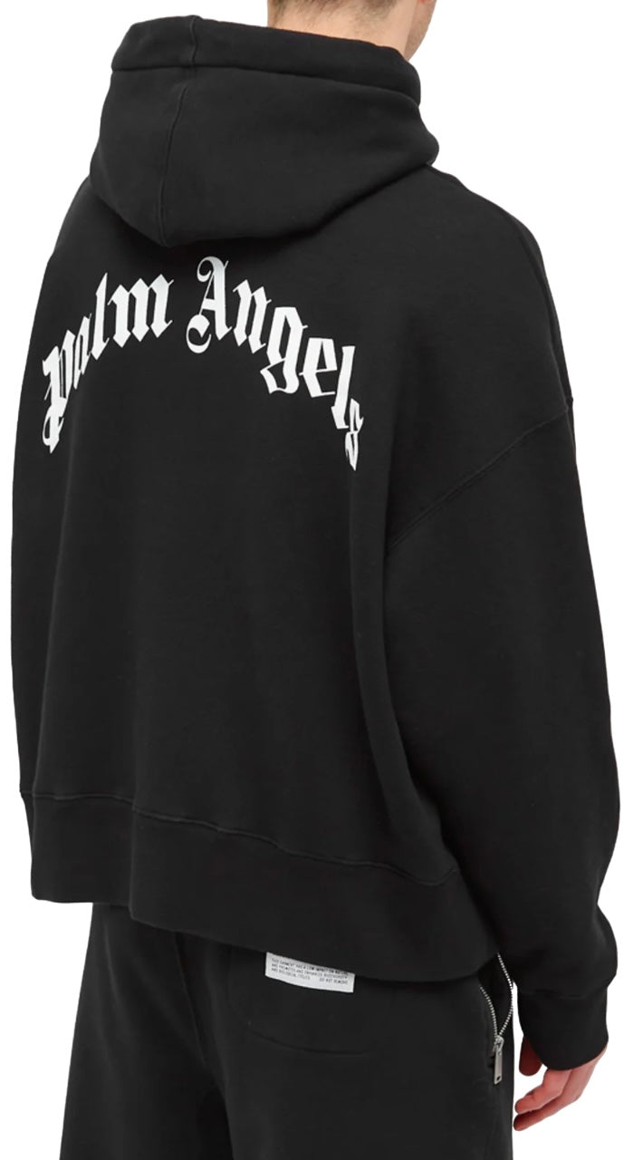 Palm Angels Small Pirate Bear Hoodie Black White | Hype Vault Kuala Lumpur
