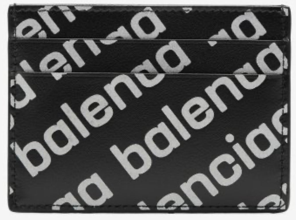 Balenciaga Common Reflective Print Cash Card Holder | Hype Vault Kuala Lumpur