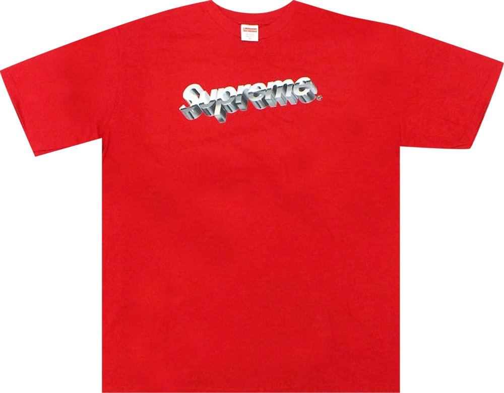 Supreme Chrome Logo Tee | Hype Vault Kuala Lumpur | Asia's Top Trusted High-End Sneakers and Streetwear Store