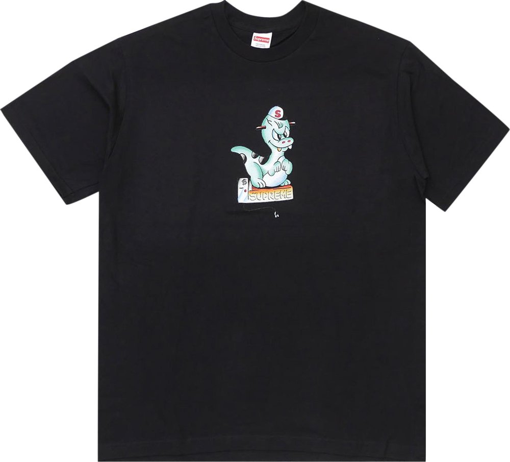 Supreme Dinosaur Tee Black | Hype Vault Kuala Lumpur | Asia's Top Trusted High-End Sneakers and Streetwear Store