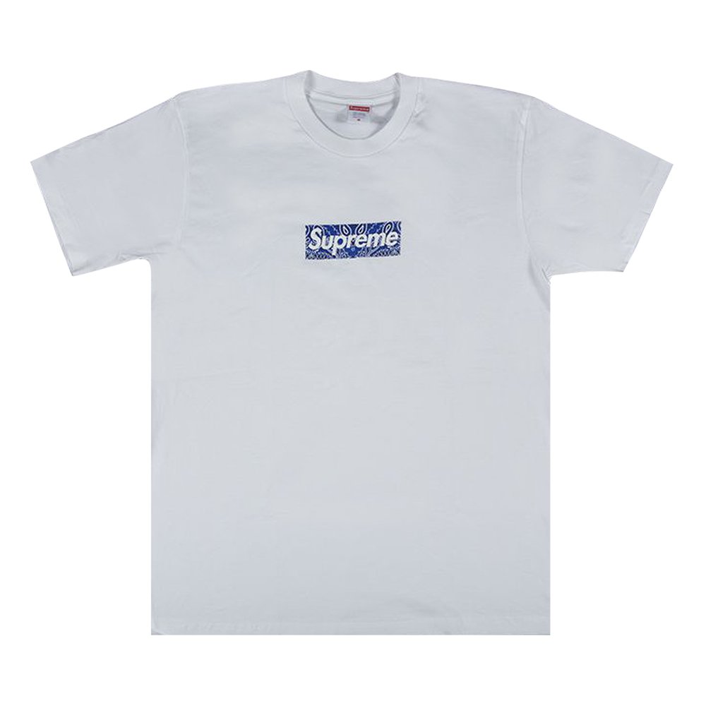 Supreme Bandana Box Logo Tee White | Hype Vault Kuala Lumpur | Asia's Top Trusted High-End Sneakers and Streetwear Store