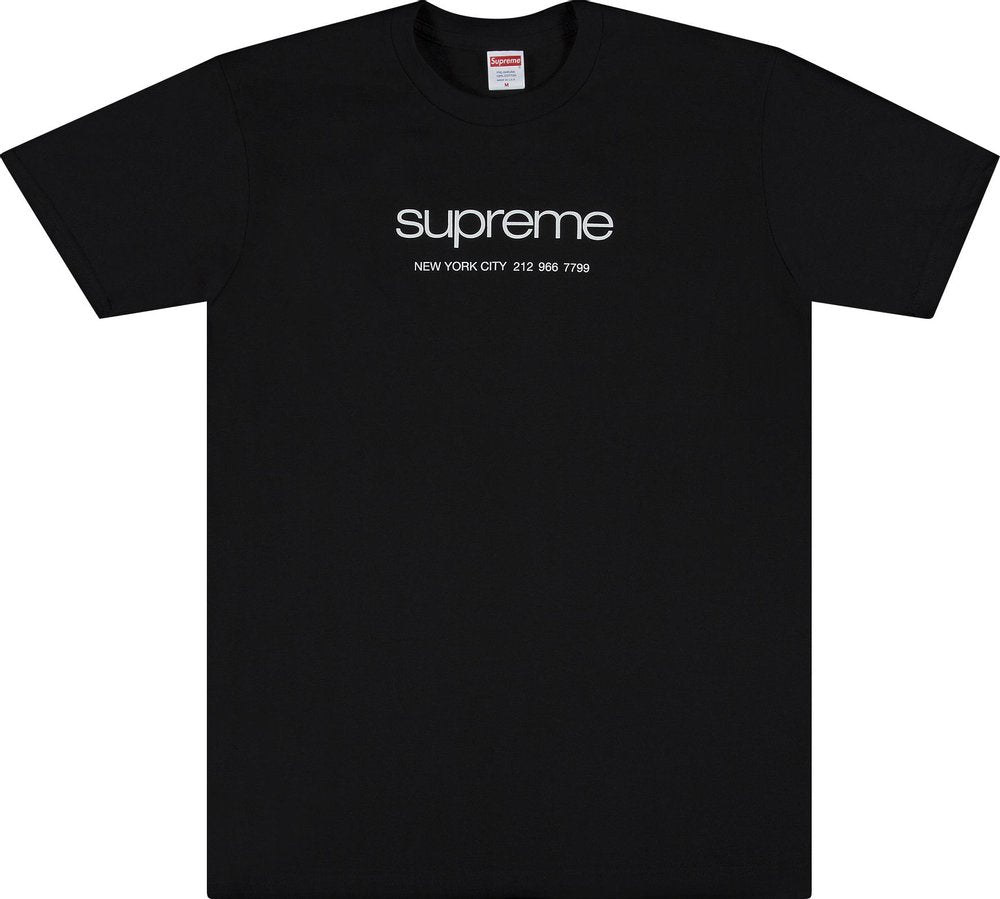 Supreme Shop Tee Black  | Hype Vault Kuala Lumpur | Asia's Top Trusted High-End Sneakers and Streetwear Store