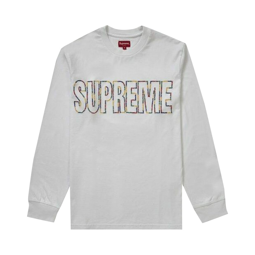 Supreme International L/S Tee White | Hype Vault Kuala Lumpur | Asia's Top Trusted High-End Sneakers and Streetwear Store