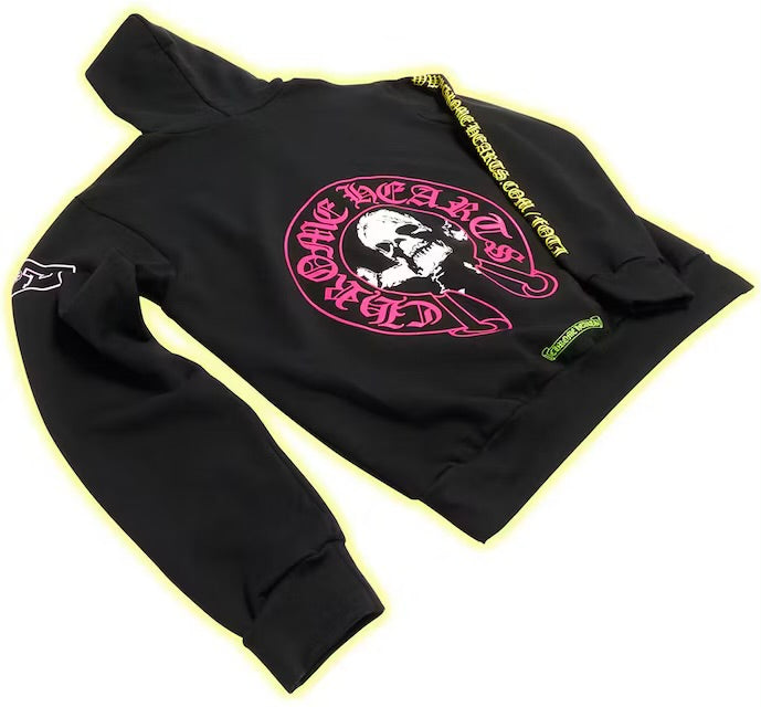 Chrome Hearts Foti Printed Big Logo Black Hoodie | Hype Vault Kuala Lumpur