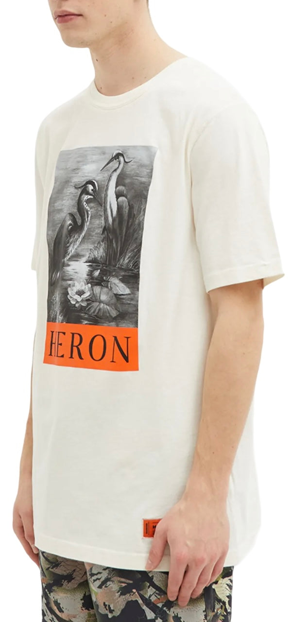 Heron Preston Heron BW Oversized T-Shirt White Black | Hype Vault Kuala Lumpur