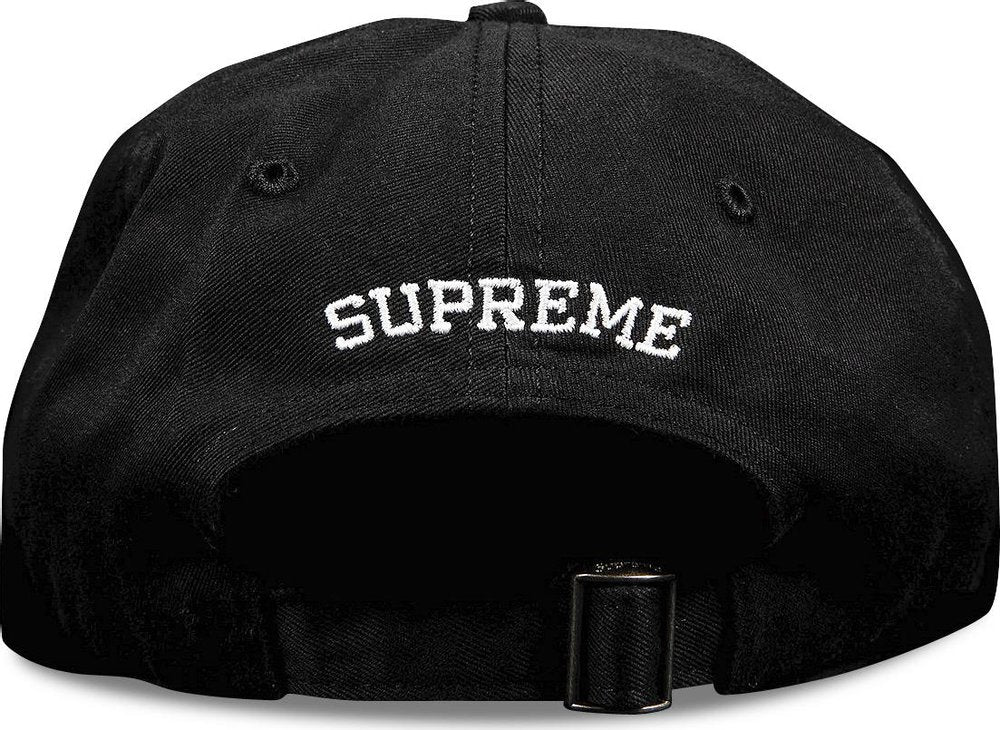 Supreme Multi Color Logo-6 Panel Black