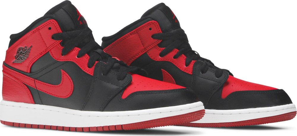 Air Jordan 1 Mid 'Banned' (GS) | Hype Vault Kuala Lumpur | Asia's Top Trusted High-End Sneakers and Streetwear Store