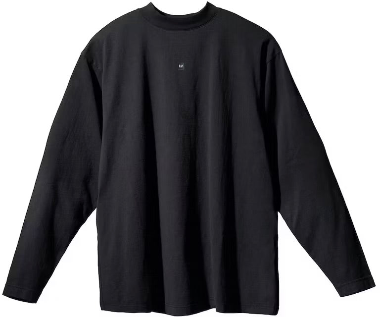 Yeezy Gap Engineered by Balenciaga Logo Long Sleeve Tee Black | Vault Kuala Lumpur