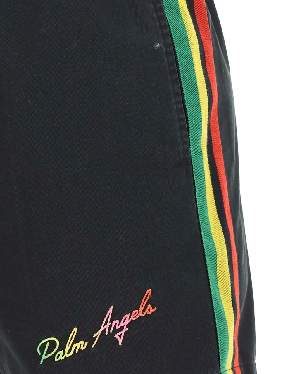 Palm Angels Exodus Striped Track Short Black | Hype Vault Kuala Lumpur