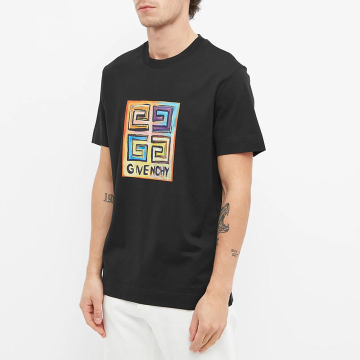 Givenchy 4G Sketch Print T-Shirt Black Slim Fit | Hype Vault Kuala Lumpur