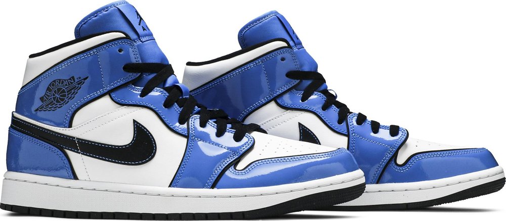 Air Jordan 1 Mid SE 'Signal Blue' | Hype Vault Kuala Lumpur | Asia's Top Trusted High-End Sneakers and Streetwear Store