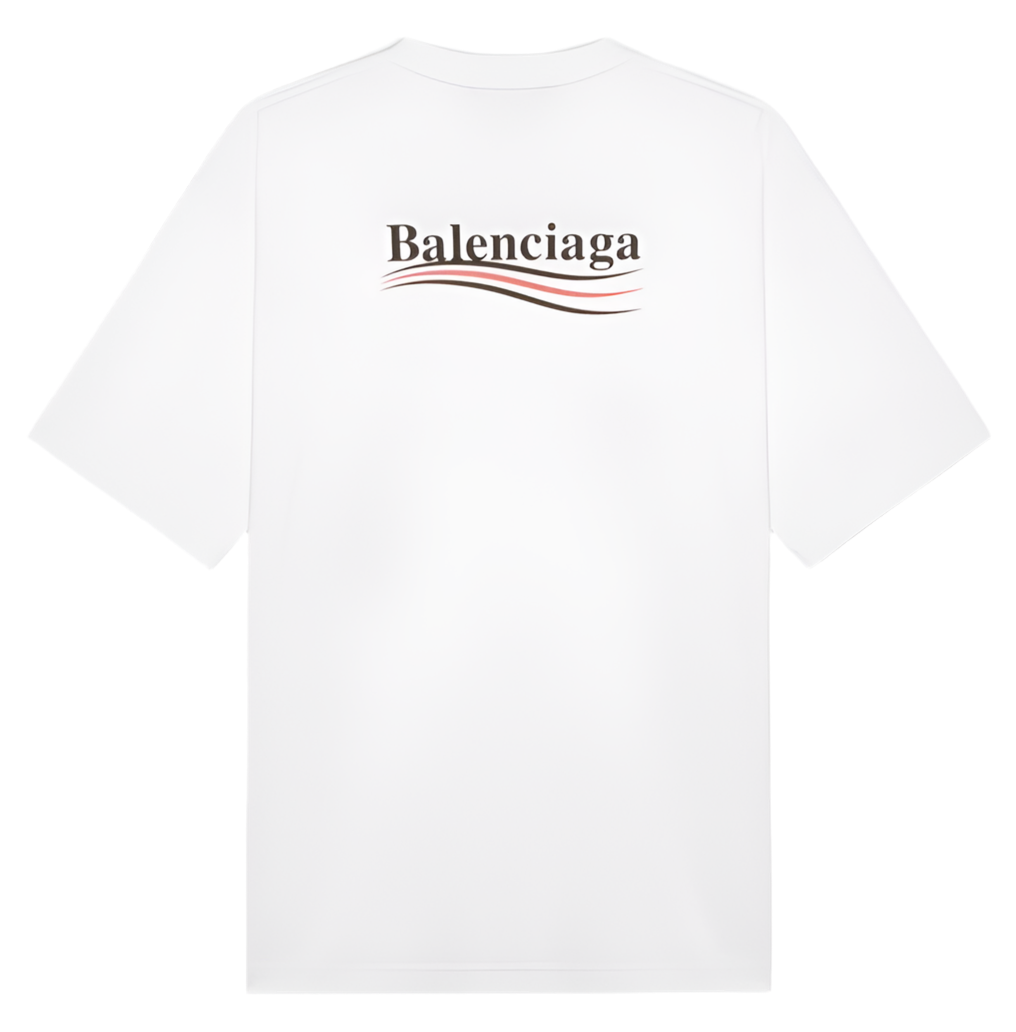 Balenciaga Political Campaign Logo T-Shirt White – Hype Vault