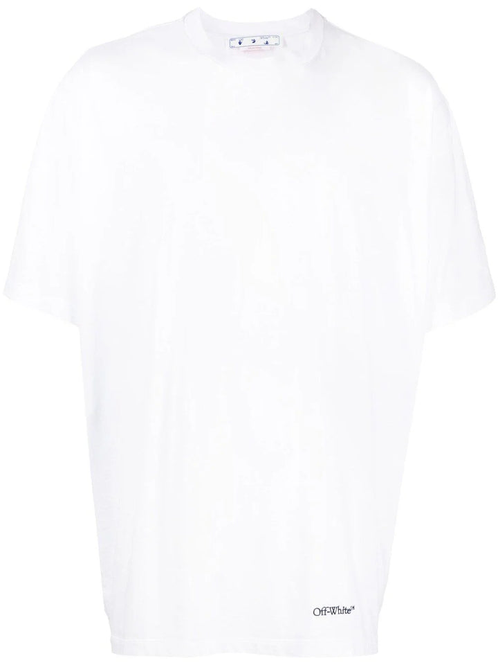 Off-White Scribble Diag Oversized S/S White T-Shirt