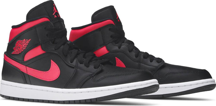 Air Jordan 1 Mid 'Black Siren Red' (GS) | Hype Vault Kuala Lumpur | Asia's Top Trusted High-End Sneakers and Streetwear Store