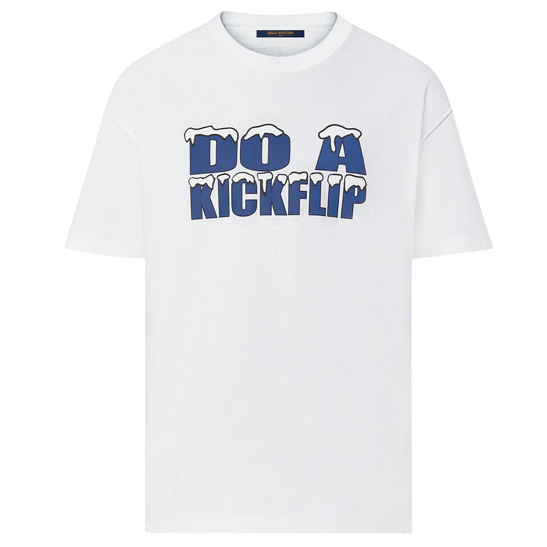 Louis Vuitton Do a Kickflip T-Shirt White | Hype Vault Kuala Lumpur | Asia's Top Trusted High-End Sneakers and Streetwear Store