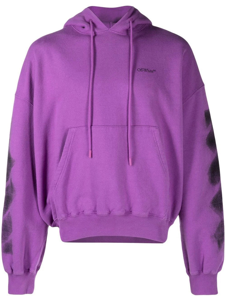 Off-White Jumbo Arrow Boxy Orchid Hoodie | Hype Vault Kuala Lumpur