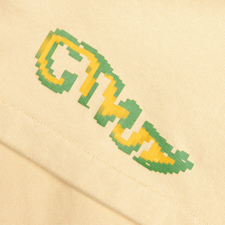 Heron Preston CTNMB Pixel Warp Sweatshorts Beige Green | Hype Vault Kuala Lumpur