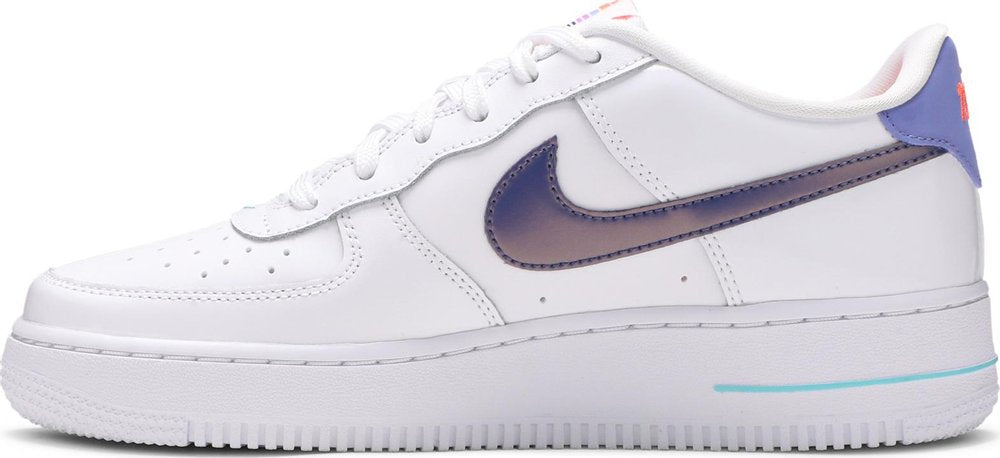 Nike Air Force 1 Low LV8 'White Dark Purple Dust' (GS) | Hype Vault Kuala Lumpur | Asia's Top Trusted High-End Sneakers and Streetwear Store