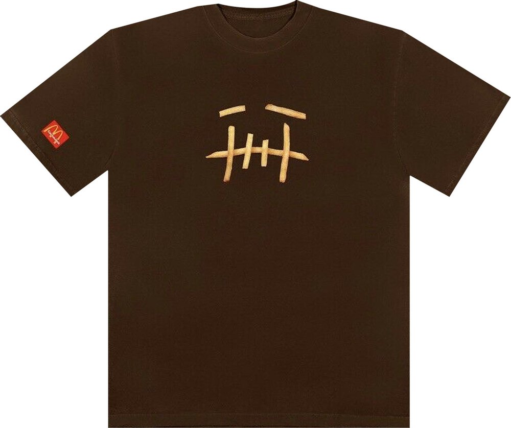 Cactus Jack Travis Scott McDonald's Fry Tee II Brown | Hype Vault Kuala Lumpur | Asia's Top Trusted High-End Sneakers and Streetwear Store