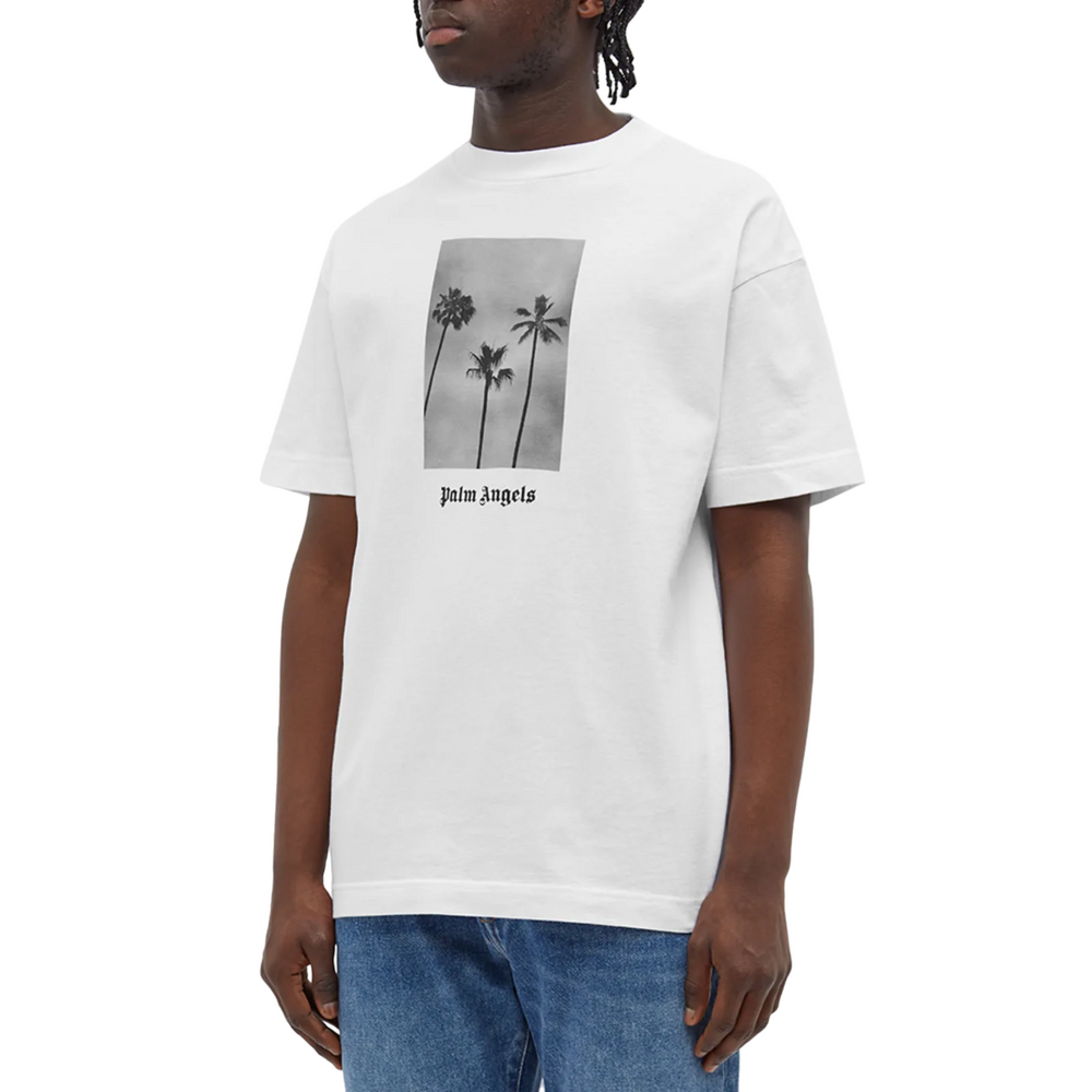 Palm Angels Palm Boulevard Logo T-Shirt Black White | Hype Vault Kuala Lumpur