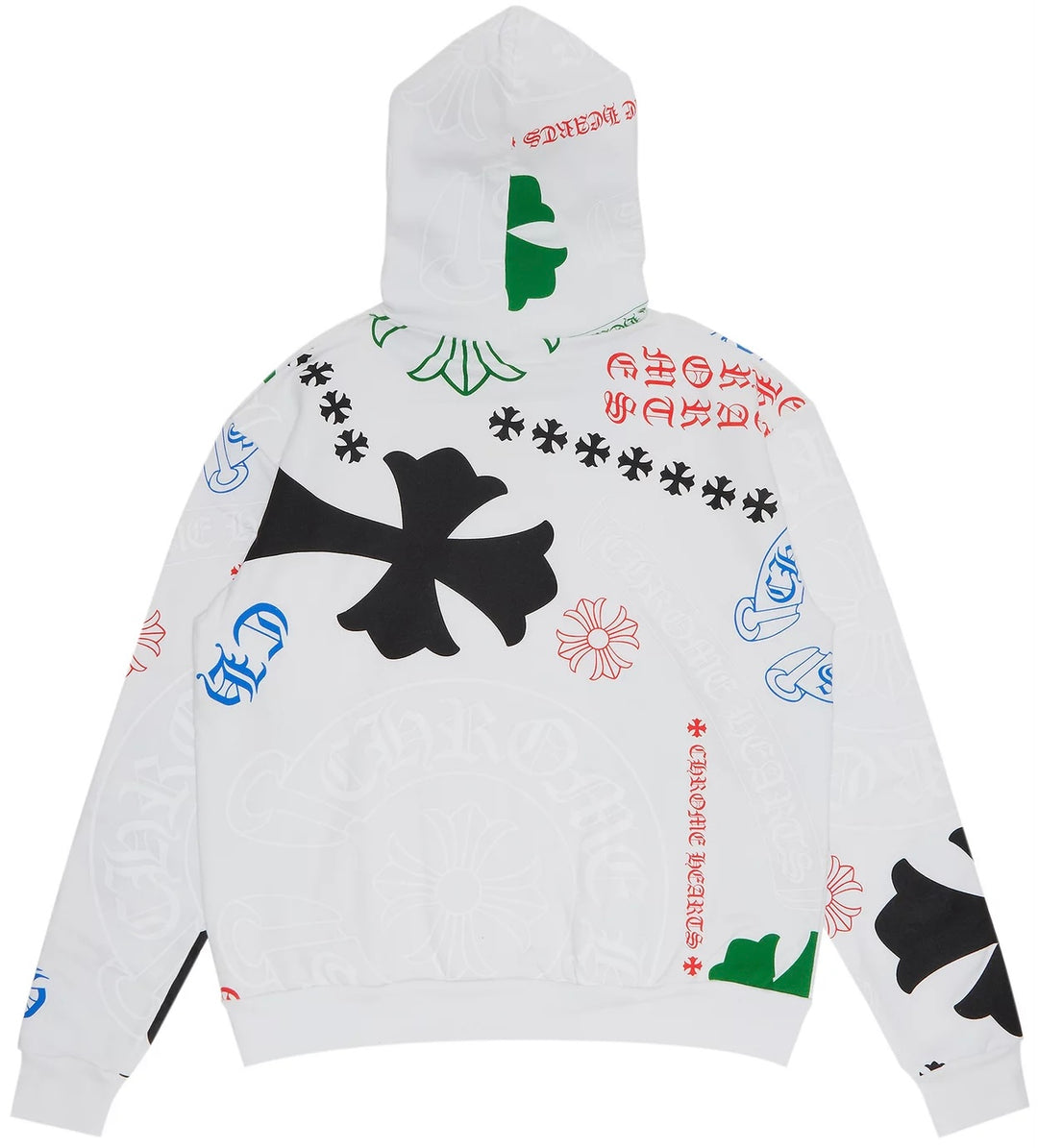 Chrome Hearts Stencil White Hoodie | Hype Vault Kuala Lumpur