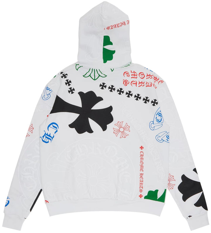 Chrome Hearts Stencil White Hoodie | Hype Vault Kuala Lumpur