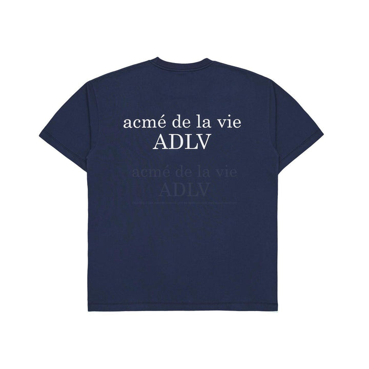 acmé de la vie (ADLV) Basic Logo Season2 Short Sleeve T-Shirt 2 Navy | Hype Vault Kuala Lumpur | Asia's Top Trusted High-End Sneakers and Streetwear Store