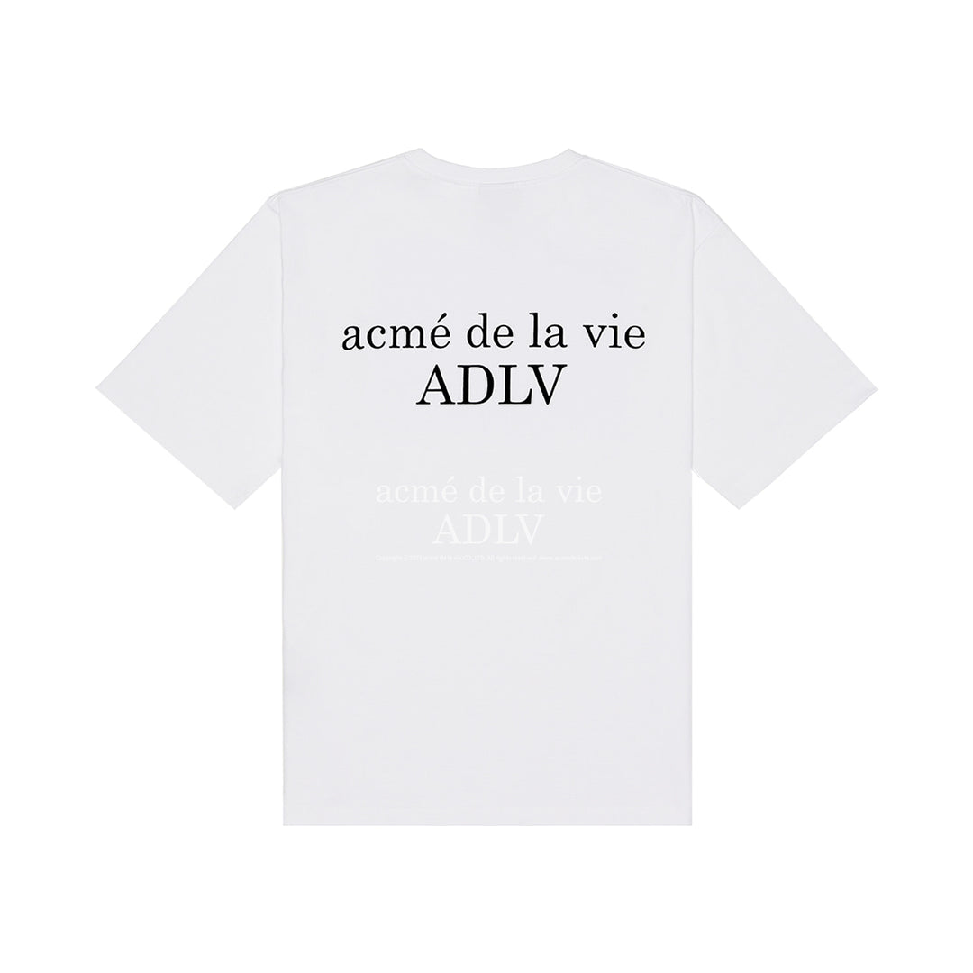 acmé de la vie (ADLV) Glossy Basic Logo Short Sleeve T-Shirt 2 White | Hype Vault Kuala Lumpur | Asia's Top Trusted High-End Sneakers and Streetwear Store