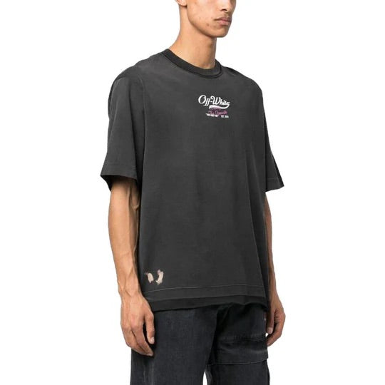 Off-White Wave Off Raw Oversized Skate S/S T-Shirt | Hype Vault Kuala Lumpur
