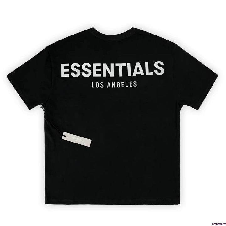 Fear of God Essentials 3M Reflective LA Exclusive Tee Black (FW19)