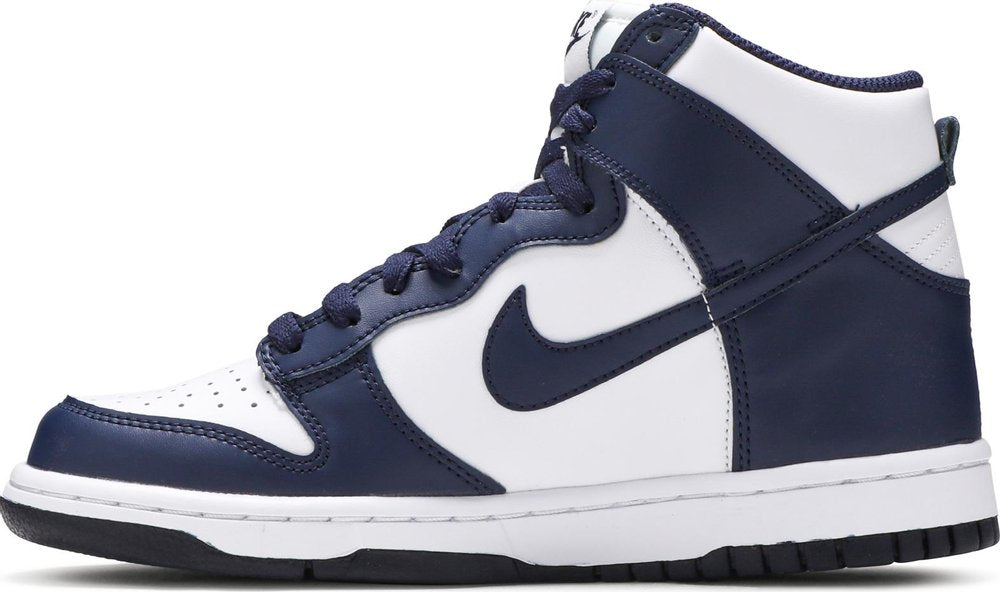 Nike Dunk High 'Championship Navy' (GS) | Hype Vault Kuala Lumpur | Asia's Top Trusted High-End Sneakers and Streetwear Store