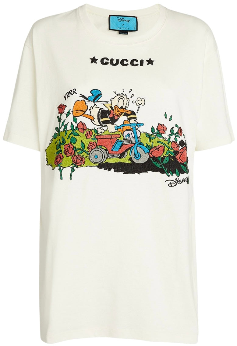 Gucci x Disney Garden Rose Donald Duck T-Shirt | Hype Vault Kuala Lumpur