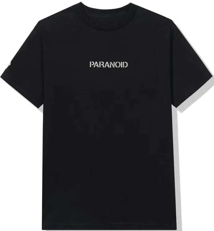 Anti Social Social Club x Undefeated Paranoid Black Tee | Hype Vault Kuala Lumpur