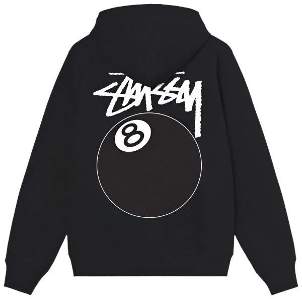 Stussy 8 Ball Hoodie Black | Hype Vault
